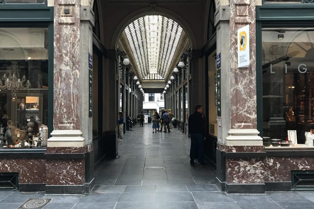 Brusselse Koninklijke galerijen - Belgische blauwe hardsteen 2 (2)