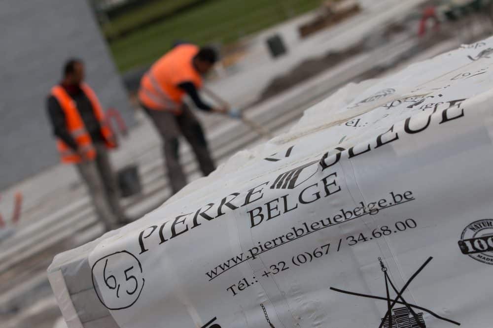 Patrimonium plaveien - natuursteen - Pierre Bleue Belge (1)