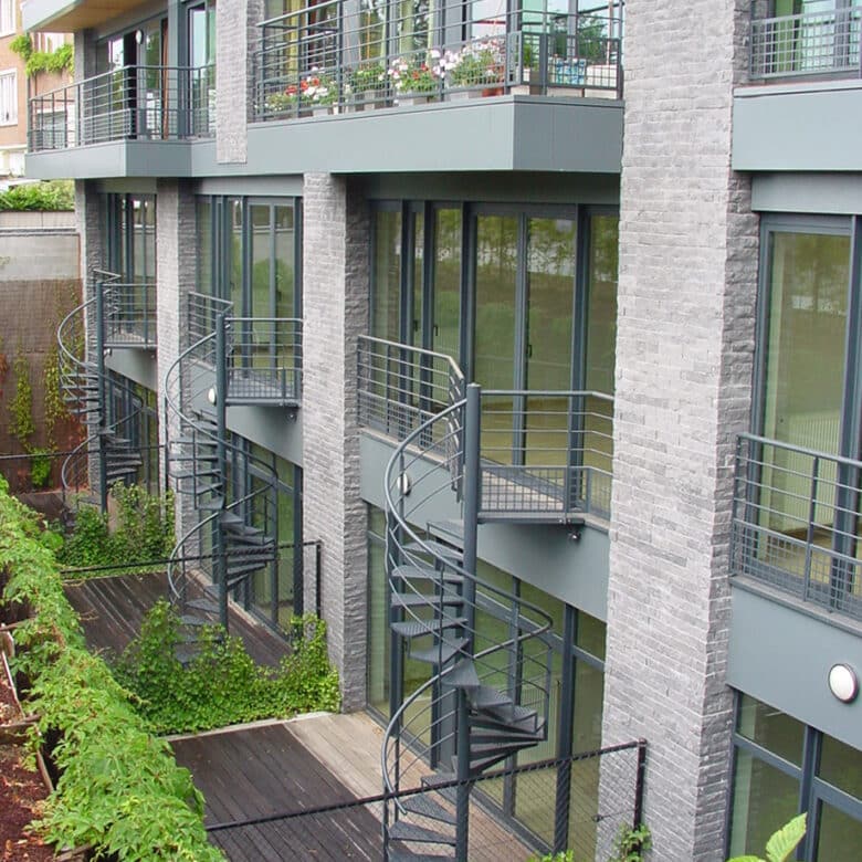 Belgische Blauwe Steen - Gevel - Gekloven breukstenen