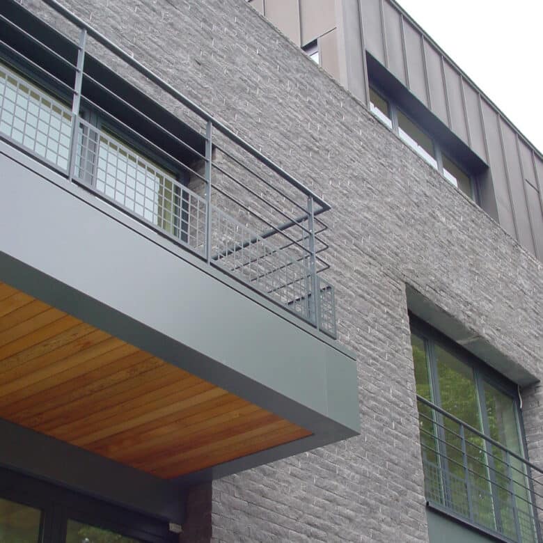 Belgische Blauwe Steen - Gevel - Gekloven breukstenen