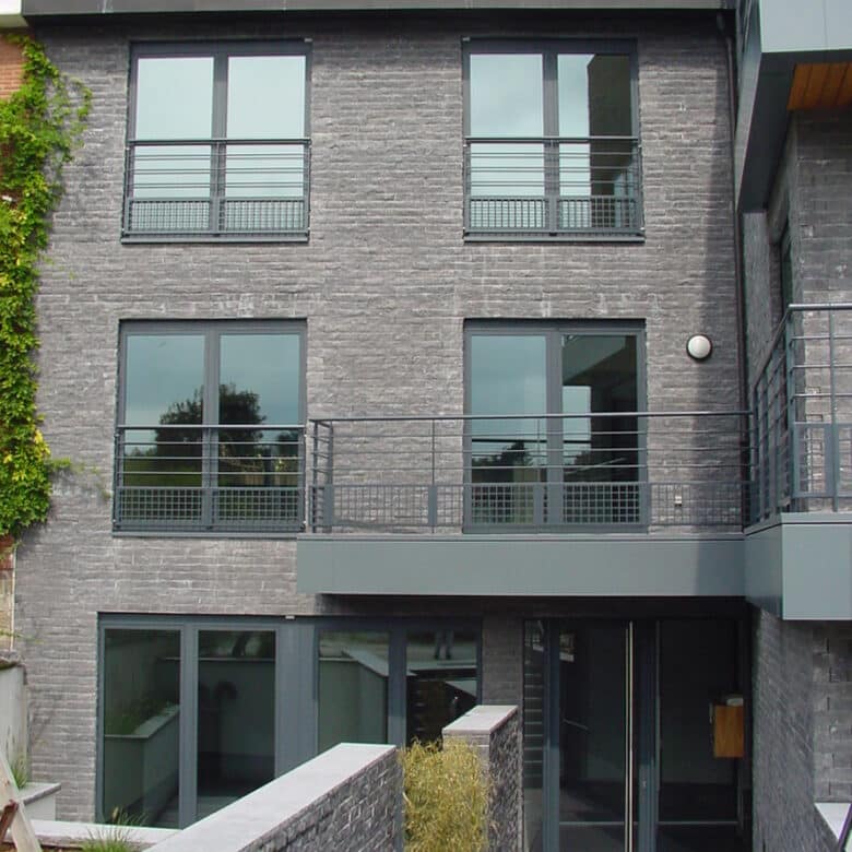 Belgische Blauwe Steen - Gevel - Gekloven breukstenen