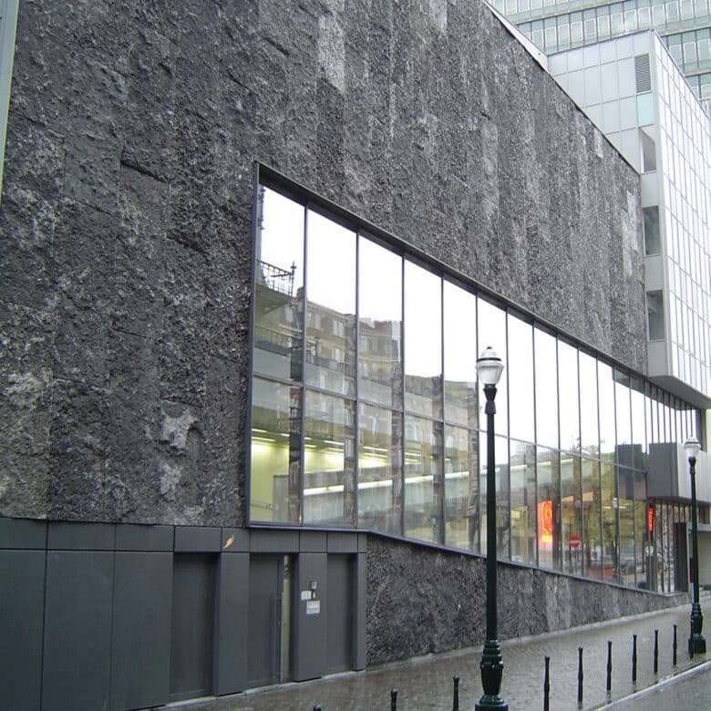 Belgische Blauwe Steen - Gevel - Afwerking : Korstplaat