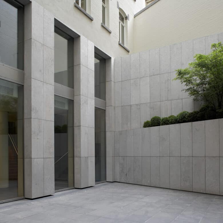 Belgische Blauwe Steen - Gevel - Afwerking : Sabbiato Grijs