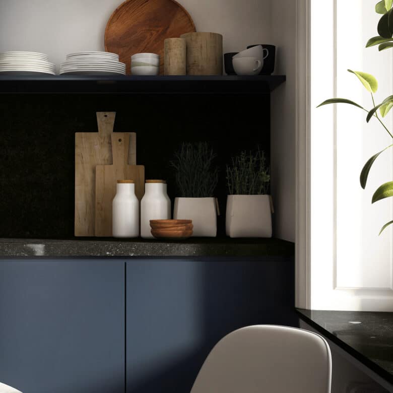 Belgische Blauwe Steen - Keuken - Afwerking : Conception